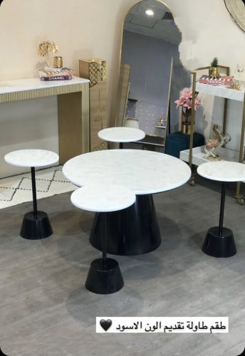 طقم طاوله لون اسود