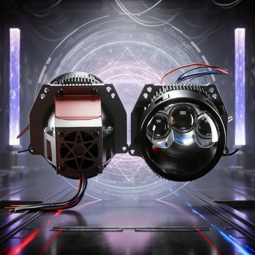 عدسات تربل ليزر ليد مدمج