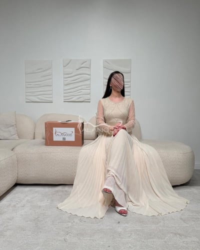 فستان عيد 2026 متوفر بلون الاسود فقط فريد وراقي