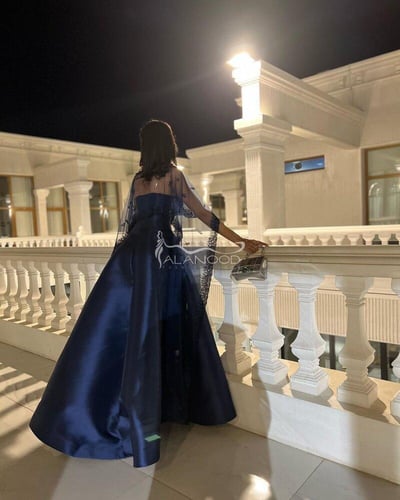 فستان غنج بثلاث ألوان: أسود، رصاصي، كحلي - فستان س...