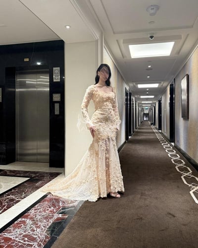 فستان بيج مورد فخم