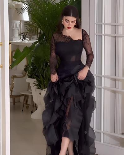 فستان سهرة ومناسبات ثلاث اللوان