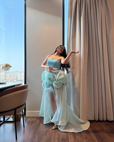 فستان تيفاني مناسبات - فستان سهره راقي