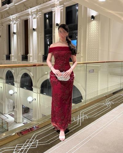 فستان ميرف بتفاصيل مميزة