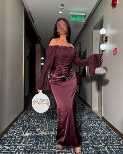 فستان شيخة ناعم وأنيق يبرز أنوثتك