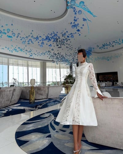 فستان عيد 2025 بتصميم أنيق