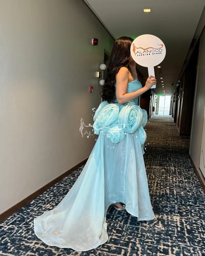 فستان تيفاني مناسبات - فستان سهره راقي