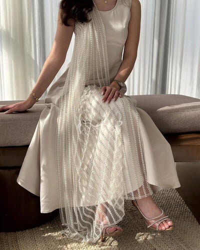 فستان الجوهرة ناعم وانيق بتصميم فاخر