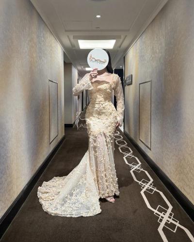 فستان بيج مورد فخم