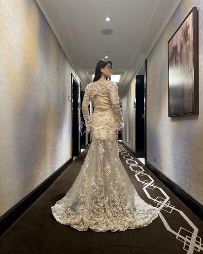 فستان بيج مورد فخم