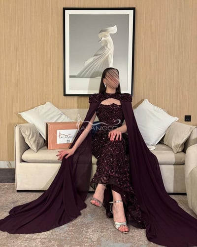 فستان سهرة أنيق بتصميم جذاب