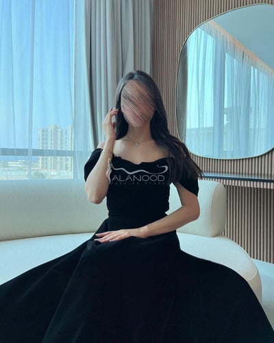 فستان شتوي كت خامة شامواه بتصميم عصري أنيق