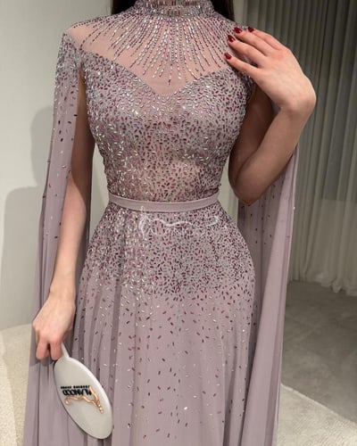 فستان ميرا موف فاتح بتطريز راقي عالي الجودة والأنا...