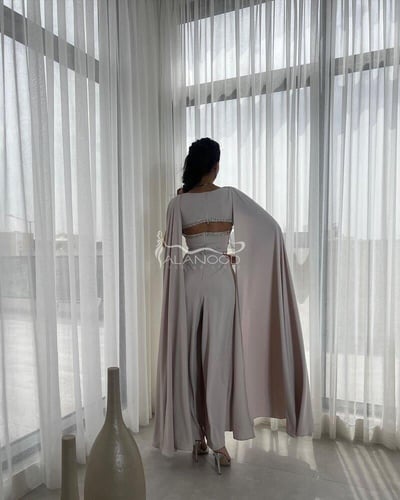 جمبسوت باربي أنيق بلون رمادي فخم