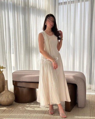 فستان الجوهرة ناعم وانيق بتصميم فاخر