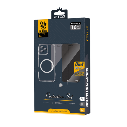 بكج الحماية 10 في 1 من اكس دبليو ايفون 16 برو