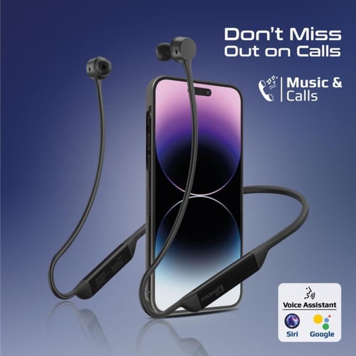 سماعات بلوتوث لاسلكية بشريط حول الرقبة من السيليكو...