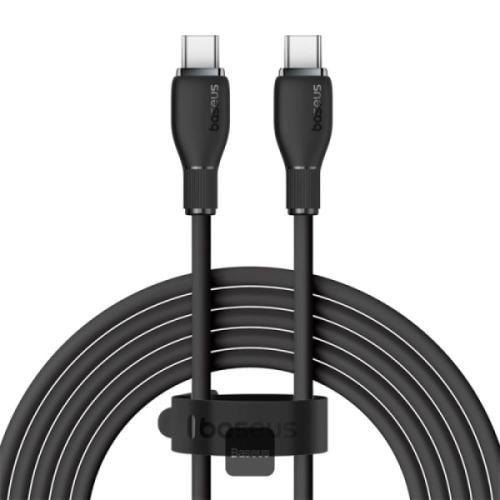 سلك شاحن بيسوس USB-C طول 1.2 متر اسود