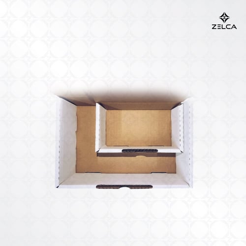 كرتون بوكس التغليف ( ابيض - 1 كرتون)