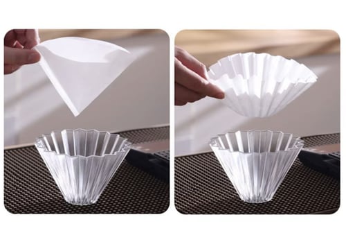 قمع 01 بتصميم اوريقامي أكريليك مع قاعده Red