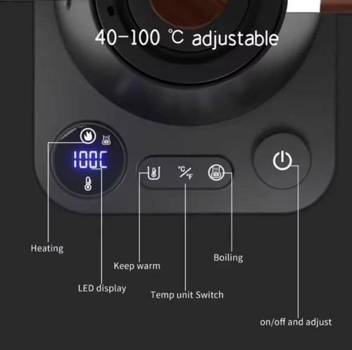 غلاية احترافيه باللون البيج | KT90 Kettle 0.9L 120...