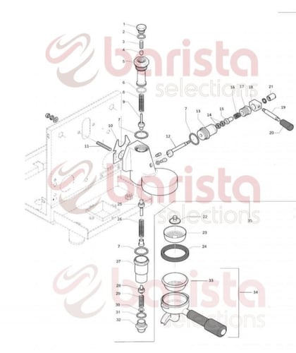 صمام ذراع رأس مجموعة E61 نحاسي C219900425-2200000...