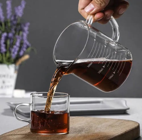 سيرفر زجاج شفاف 350ml