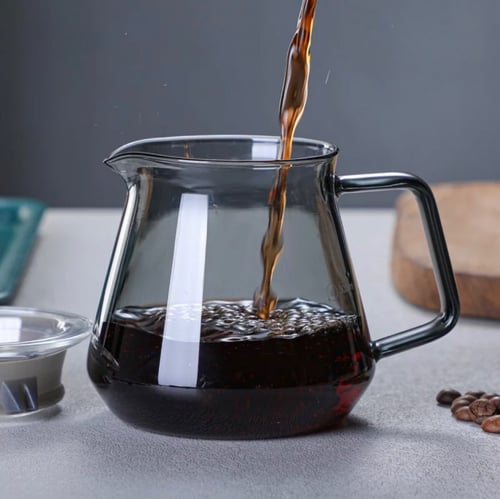 Coffee Server -400ml | سيرفر اللون الأسود الشفاف