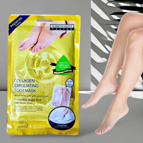 جوارب تقشير القدمين بالكولاجين من بترفلاي بيرفكت