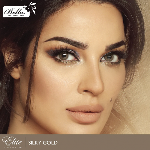 عدسات بيلا ايليت سيلكي جولد BELLA ELITE SILKY GOLD