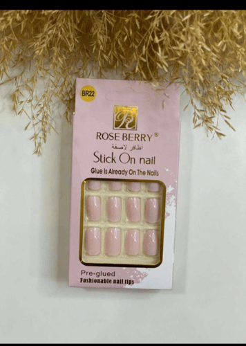 اظافر روز بيوتي مكونه من 24 ظفر متعددت اللوان ذاتي...