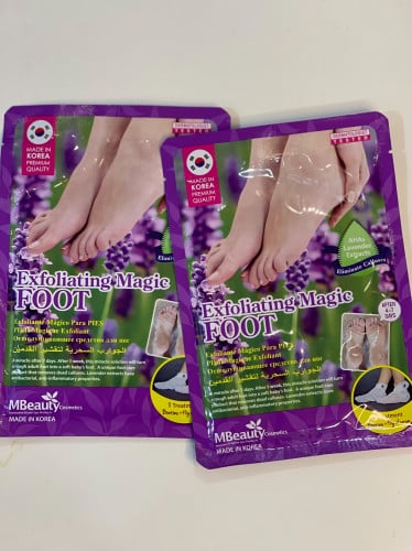 الجواريب السحريه لتقشير القدمين