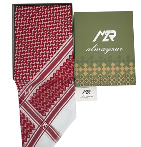 شماغ احمر الميزر