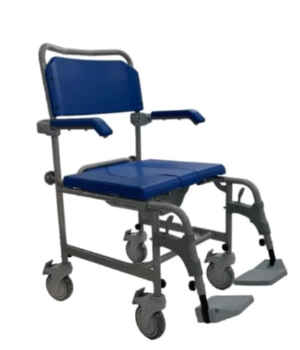 كرسي حمام استحمام مقاوم للصدأ عجل صغير