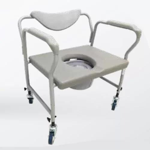 كرسي حمام عريض جدا مع عجلات مقاس 60 سم للأوزان الث...