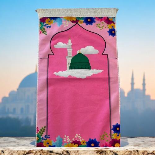 سجادة صلاة للاطفال و الصغار بتصميم الروضة الشريفة...