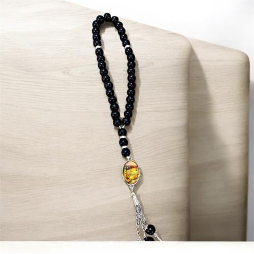 سبحة - سبحة بتصميم الكعبة المشرفة - اللون الأسود