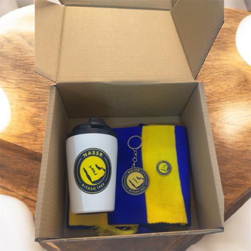 بوكس نادي النصر السعودي اللون ( الأبيض )