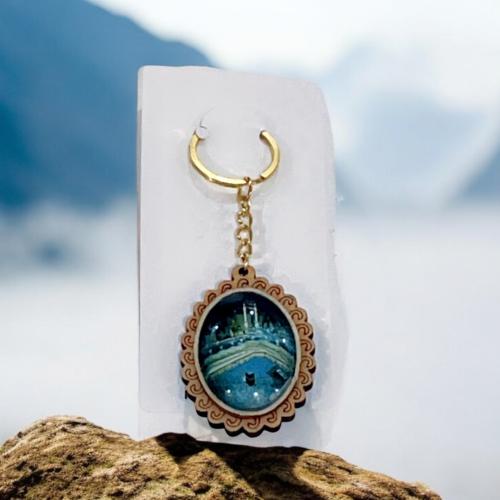 ميدالية - ميدالية خشبية بطباعة الحرم المكي Medal -...