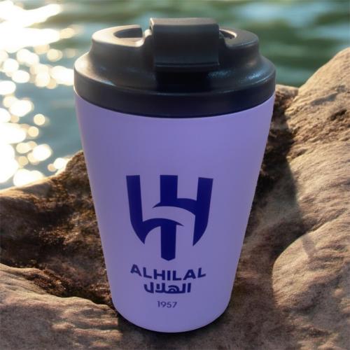كوب قهوة - كوب نادي الهلال اللون ( البنفسجي )