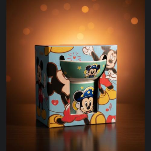 طقم مائدة للاطفال و الصغار بشخصية ( ميكي ماوس )