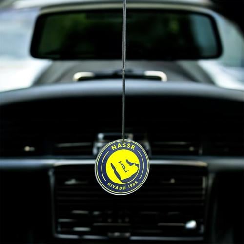 تعليقة سيارة - تعليقة بشعار نادي النصر الجديد