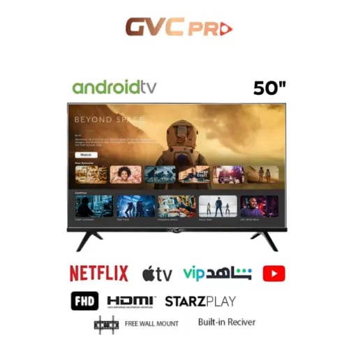 شاشة جي في سي برو سمارت 50 بوصة FHD GVC-50TSF5200