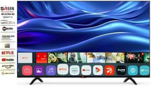 شاشة سيرين 55 بوصة سمارت 4K WebOS – أداء ذكي وصورة...