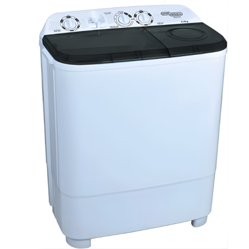 غسالة سوبر جنرال حوضين 9 ك ابيض