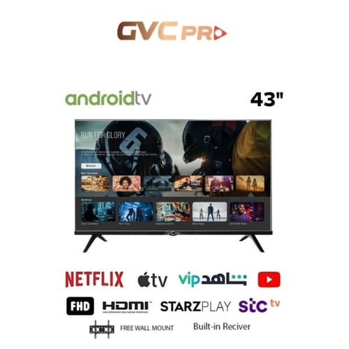 شاشة GVC Pro 43 بوصة سمارت – جودة صورة مذهلة وتحكم...