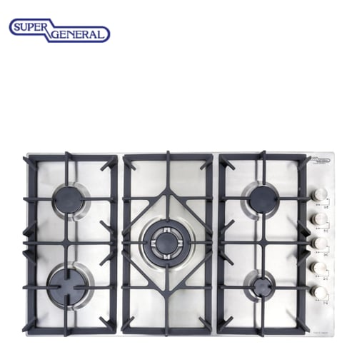 سطح بلت إن سوبر جنرال 90 سم – 5 عيون غاز | مفاتيح...
