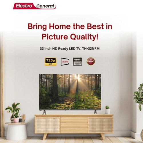 شاشة الكترو جنرال 32 بوصة LED HD – أداء واضح وتصمي...