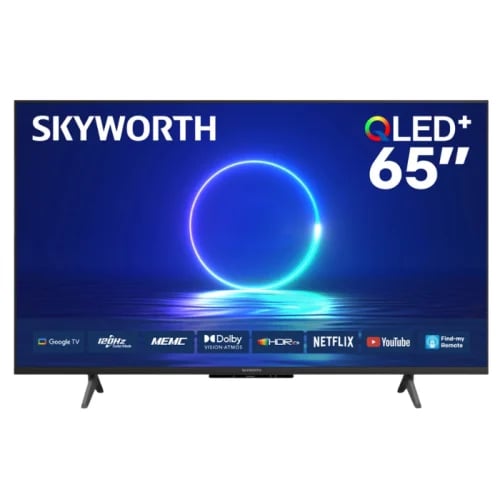 شاشة سكاي وورث QLED 65 بوصة 4K Google TV 120Hz — 6...