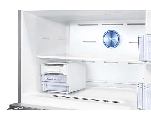 ثلاجة سامسونج 21.9 قدم – أسود ستيل لمساحة كبيرة وأ...